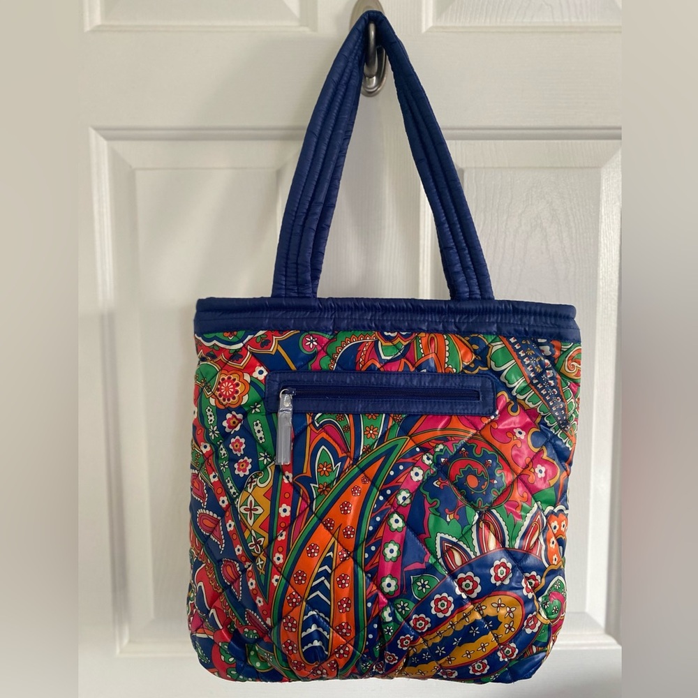 New Vera Bradley Reversible Tote Bag Venetian Paisley